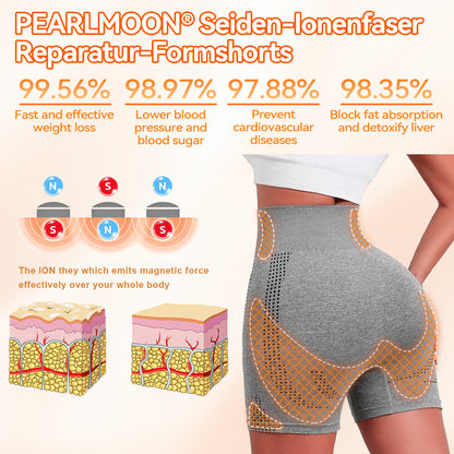 【Official Brand Store】🔥𝐏𝐄𝐀𝐑𝐋𝐌𝐎𝐎𝐍® Ion Shaping Shorts, Breathable Comfort Fabric With Tourmaline. Restore Your Perfect Figure And Address Health Issues🔥